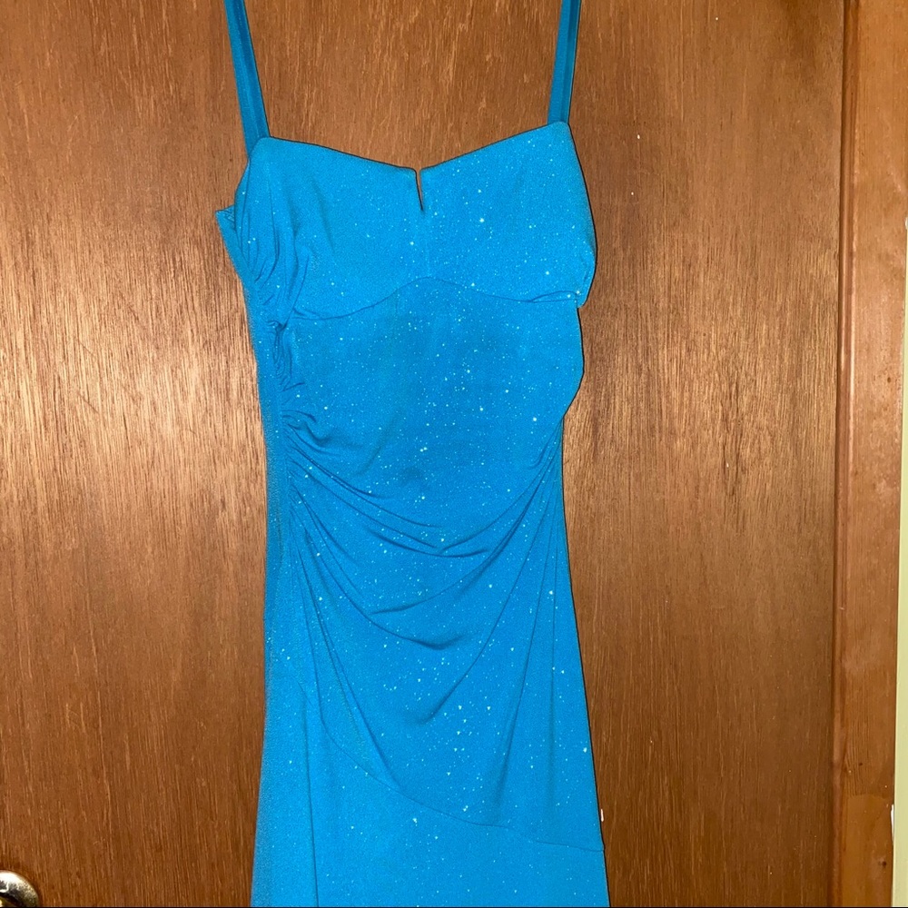 Sparkly Blue Formal Dress